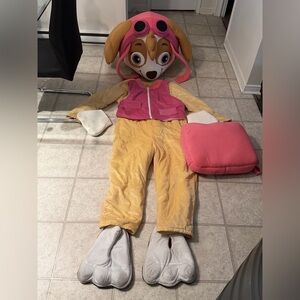 Paw Patrol Skye Plush Character Costume in Pink and Tan
